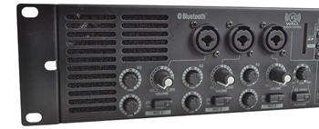 1 to 2 Zone 100V Mixer Amplifier with Media Player Bluetooth USB SD Card 240W